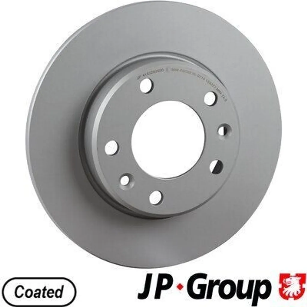Jeu de 2 disques de frein 4163202600 JP GROUP résistants Peugeot 308 II