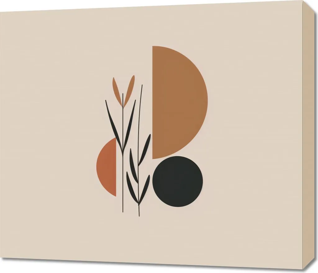 Habiller un Mur Vide avec l'Image Liaison harmonieuse 70x60 cm Élégante