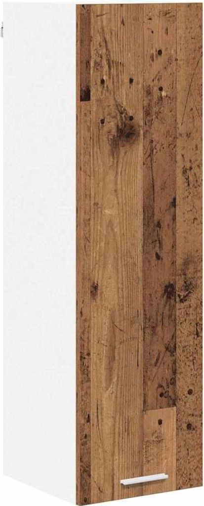 vidaXL Hängeschrank mit Tür Altholz 30 x 31 x 100 cm Holzwerkstoff