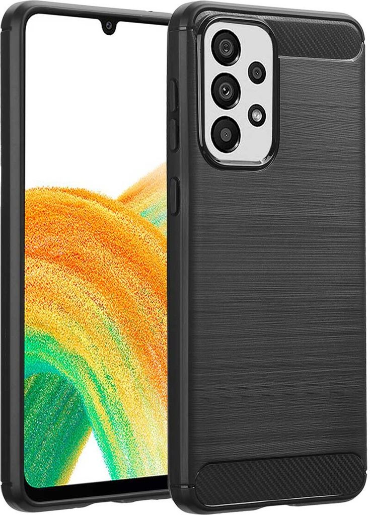 imoshion Brushed Back Cover Samsung Galaxy A33 - Schwarz
