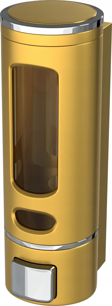 Dispenser Sapone Parete Oro Granitan - Design Moderno PVC Premium Bagno