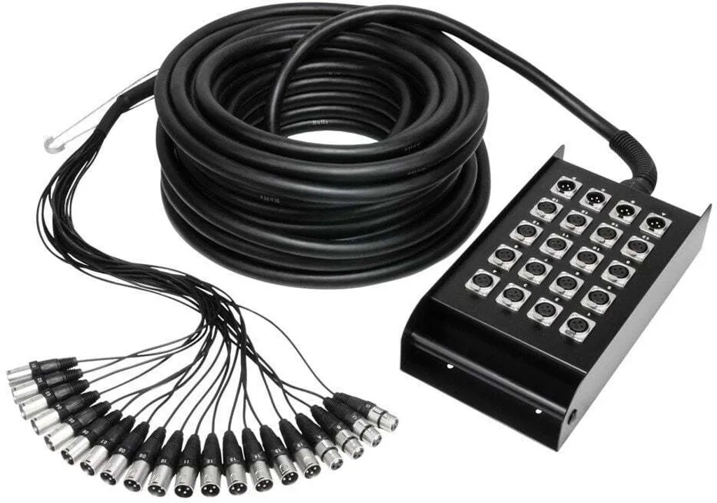 Câble multipaire scène Adam Hall K 20 C pour sonorisation 15m