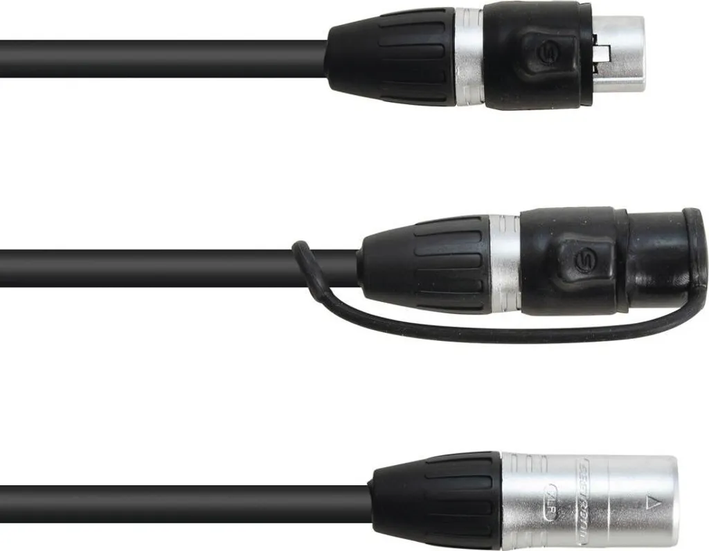 Diviseur DMX XLR 3 pôles IP pour installation projecteurs extérieurs