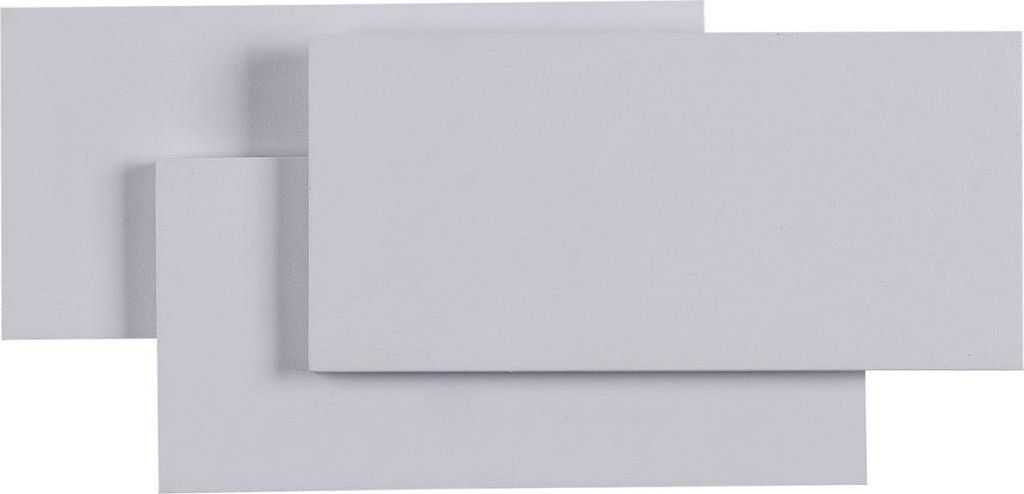 LED Wandlampe Metall warmweiß 3000 K 550 lm 26 cm breit Weiß Wandleuchte