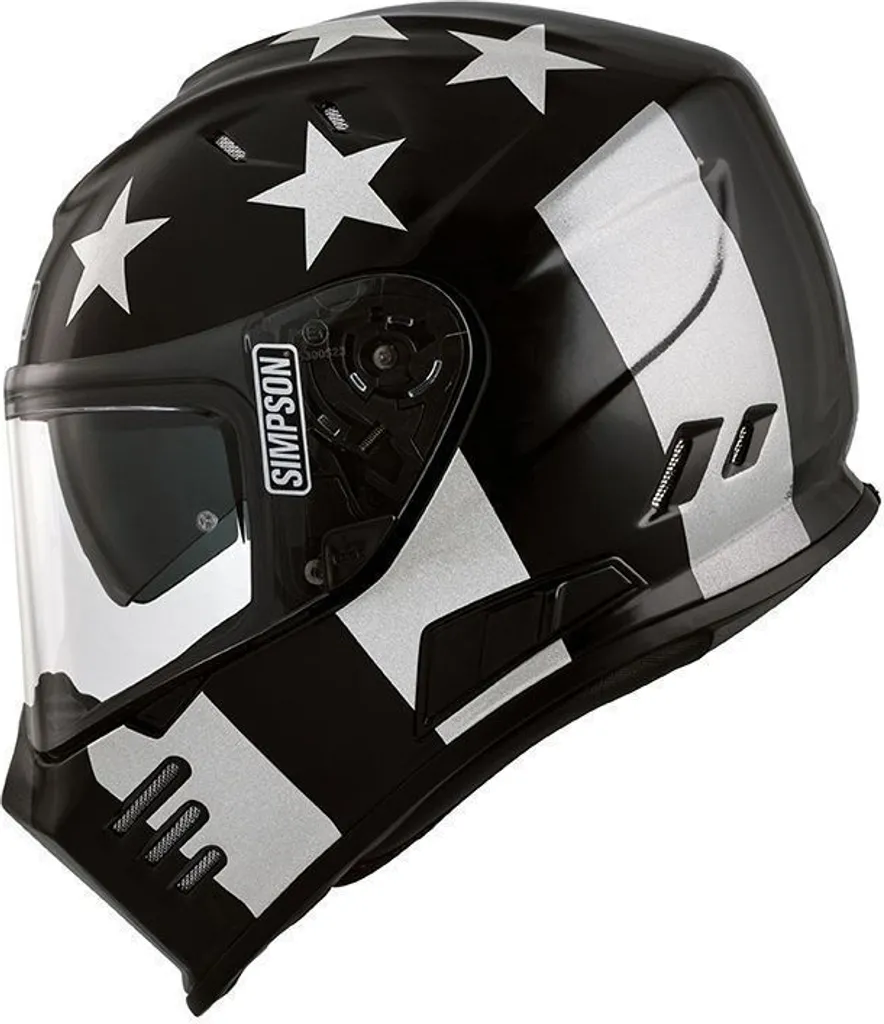 Casque Moto Simpson Venom Stingrae XS 54 pour Trajets et Circuit
