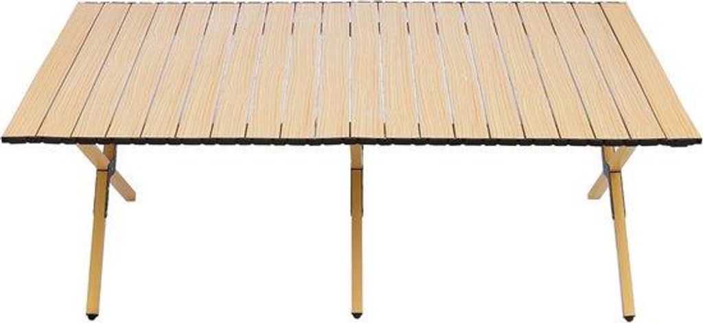 Aluminium Campingtafel - 120 x 61 x 45 cm - tragbar