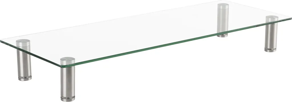 AlzaErgo Riser ER150GS Support Écran de Bureau en Verre Trempé Noir