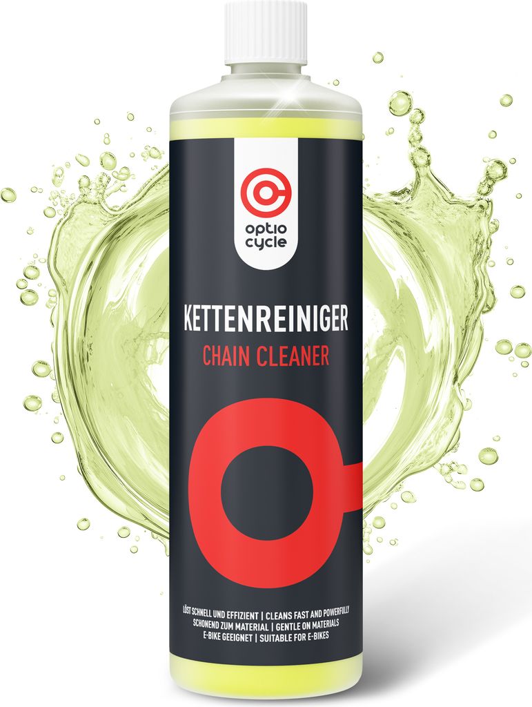 Optio Cycle Kettenreiniger Fahrradkette 500 ml | Fahrrad Kettenreiniger Flüssig | Antriebsreiniger Fahrrad für ideale Fahrrad Reinigung