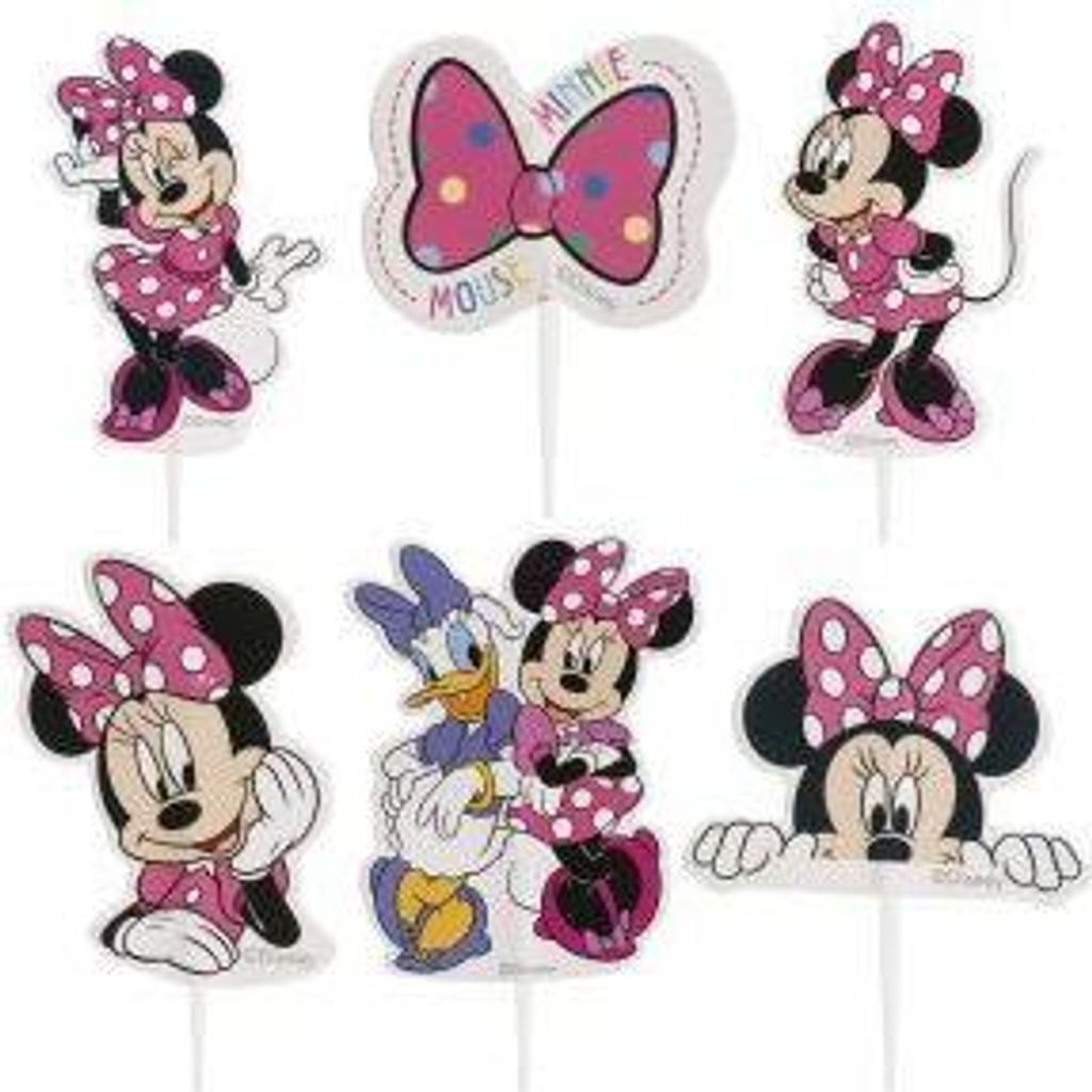 Zápich do dortu minnie, 30ks Obrázek produktu 