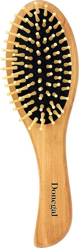 Donegal Hair Accessories Hair Care Oval Hairbrushes Massage Brush with Wooden Pins