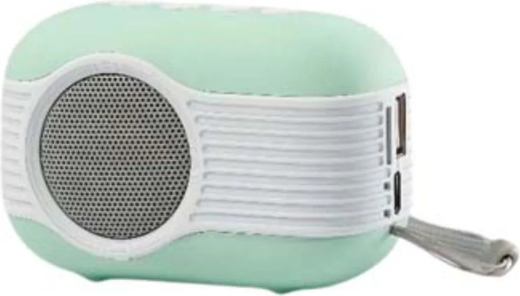 Mini Cassa Bluetooth Verde Macaron - Regalo Ideale con Radio FM e TF