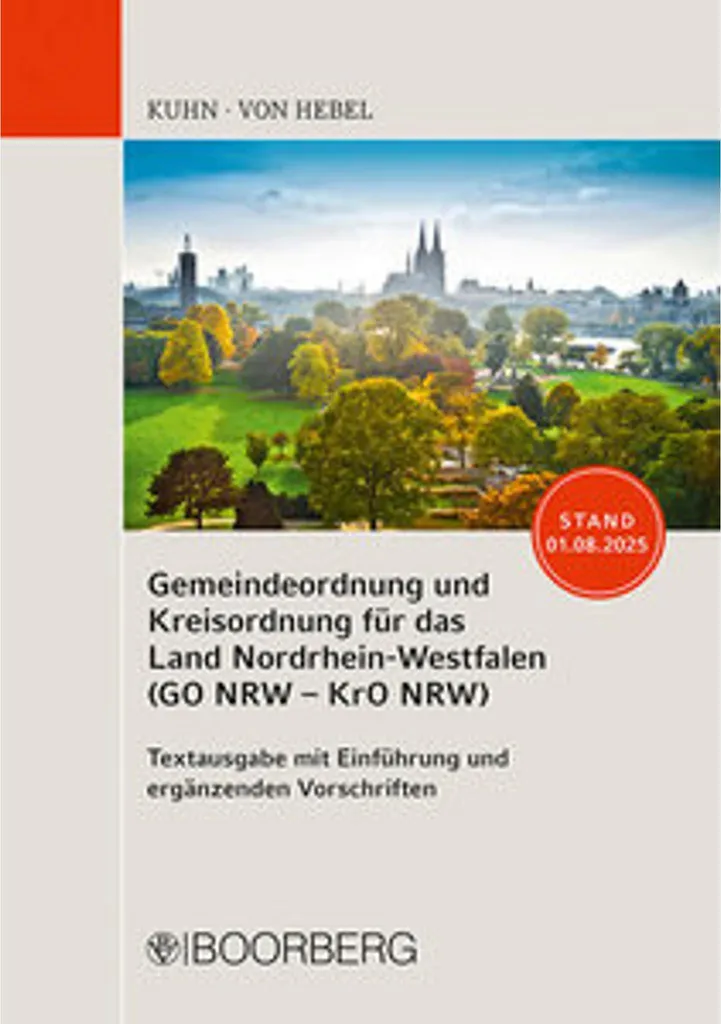 Code GO NRW - KrO NRW, livre de droit public Rhénanie-du-Nord-Westphalie