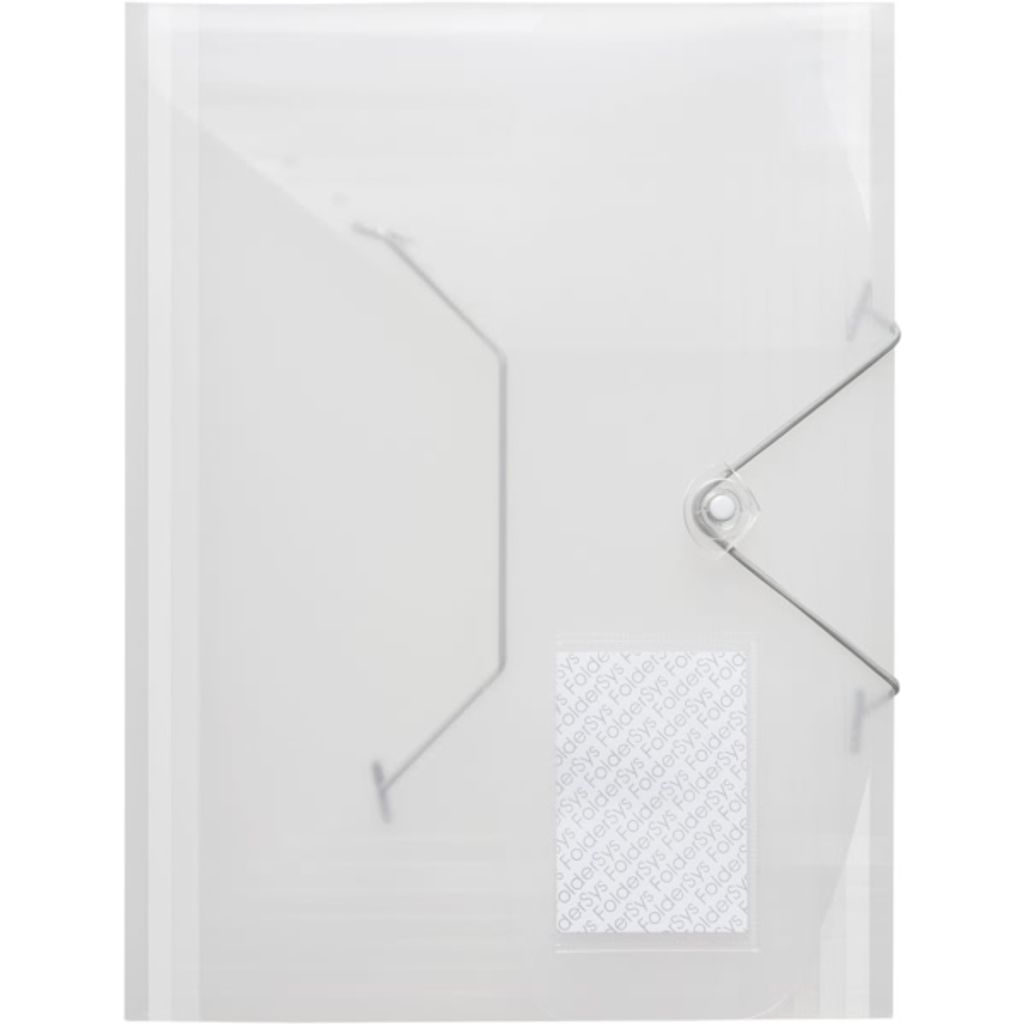 Sammelmappe Jumbo A4 PP mit Gummizug farblos transluzent