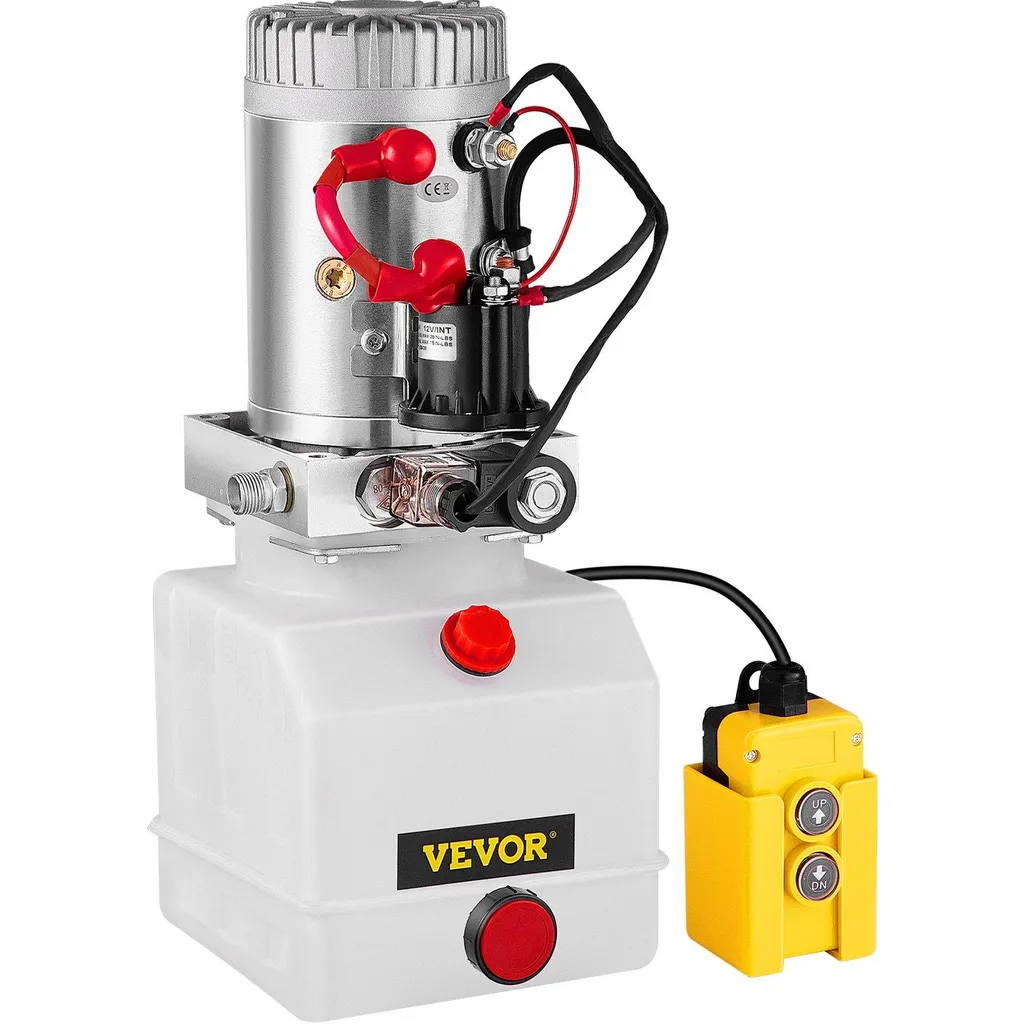 Pompe de Levage Hydraulique 4 Quart en Acier avec Commande à Distance - 6