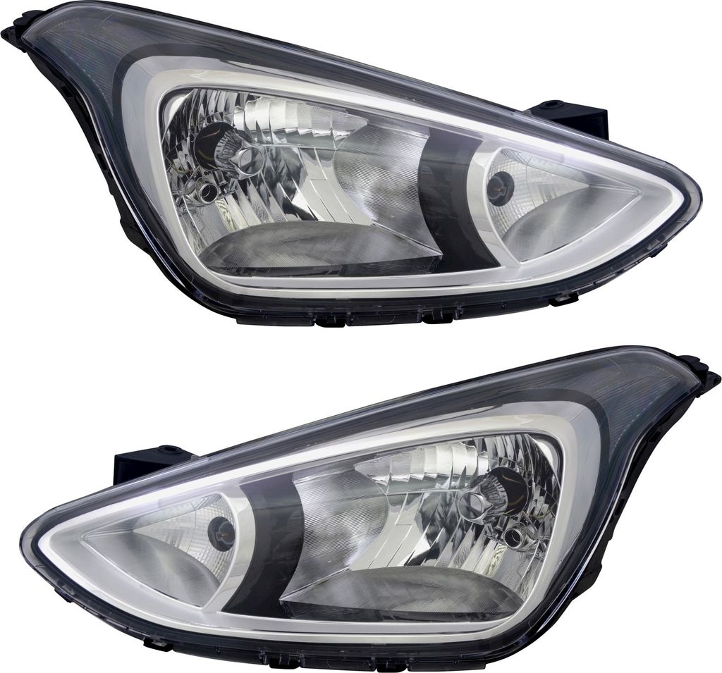 TYC Scheinwerfer Set für Hyundai i10 IA ab 2013 H4 Halogen für LWR