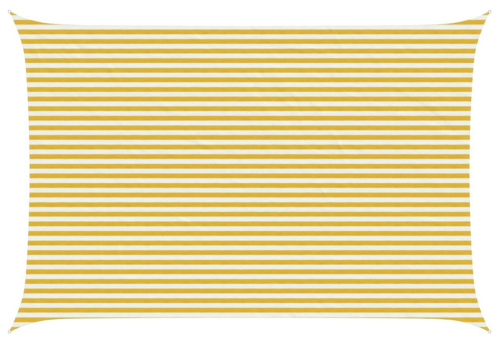 VidaXL sluneční clona, 4 x 5 m, HDPE, obdélníková, žlutá a Obrázek produktu 
