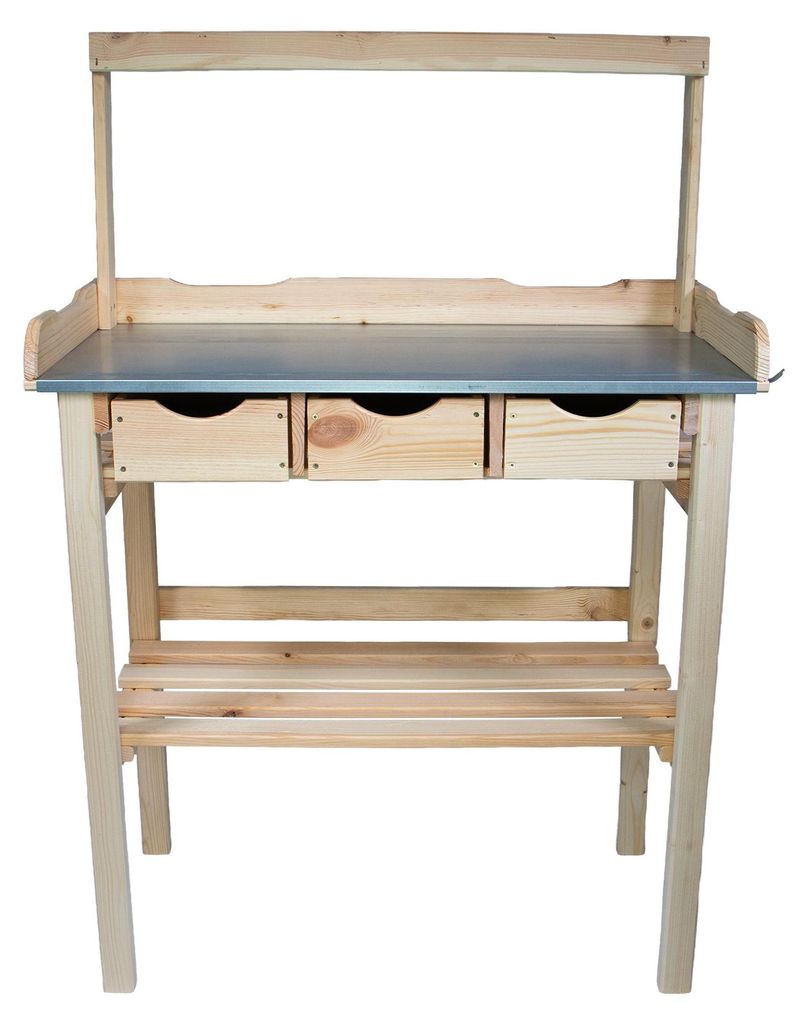 mgc24 Pflanztisch Deluxe 78x38x112cm Kiefer natur, Produktbild 