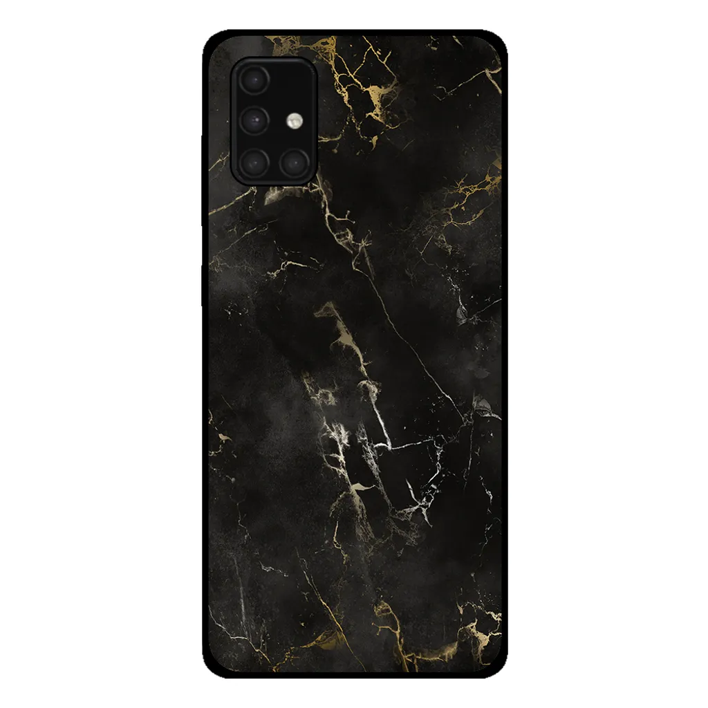 Custodia Marmo Smartphonica Samsung A71 5G - Il Nero che Protegge