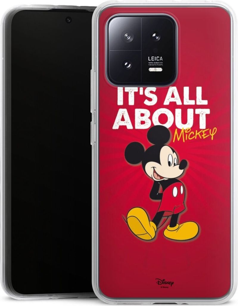 DeinDesign Handyhülle für Xiaomi 13 Silikon Hülle Case Smartphone Schutzhülle Disney Maus Offizielles Lizenzprodukt