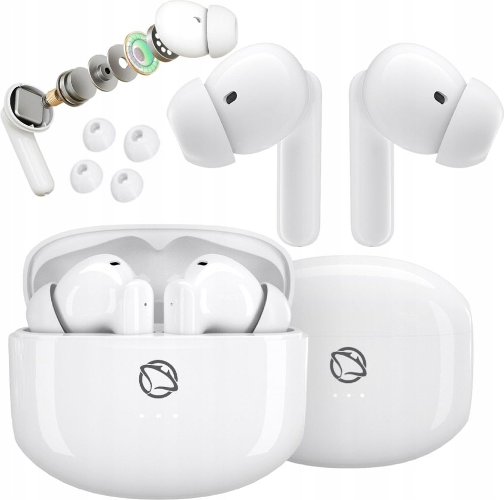 In-Ear Kabellose Kopfhörer Ideal Für Gaming Laufen Manta Rytmo Weiss
