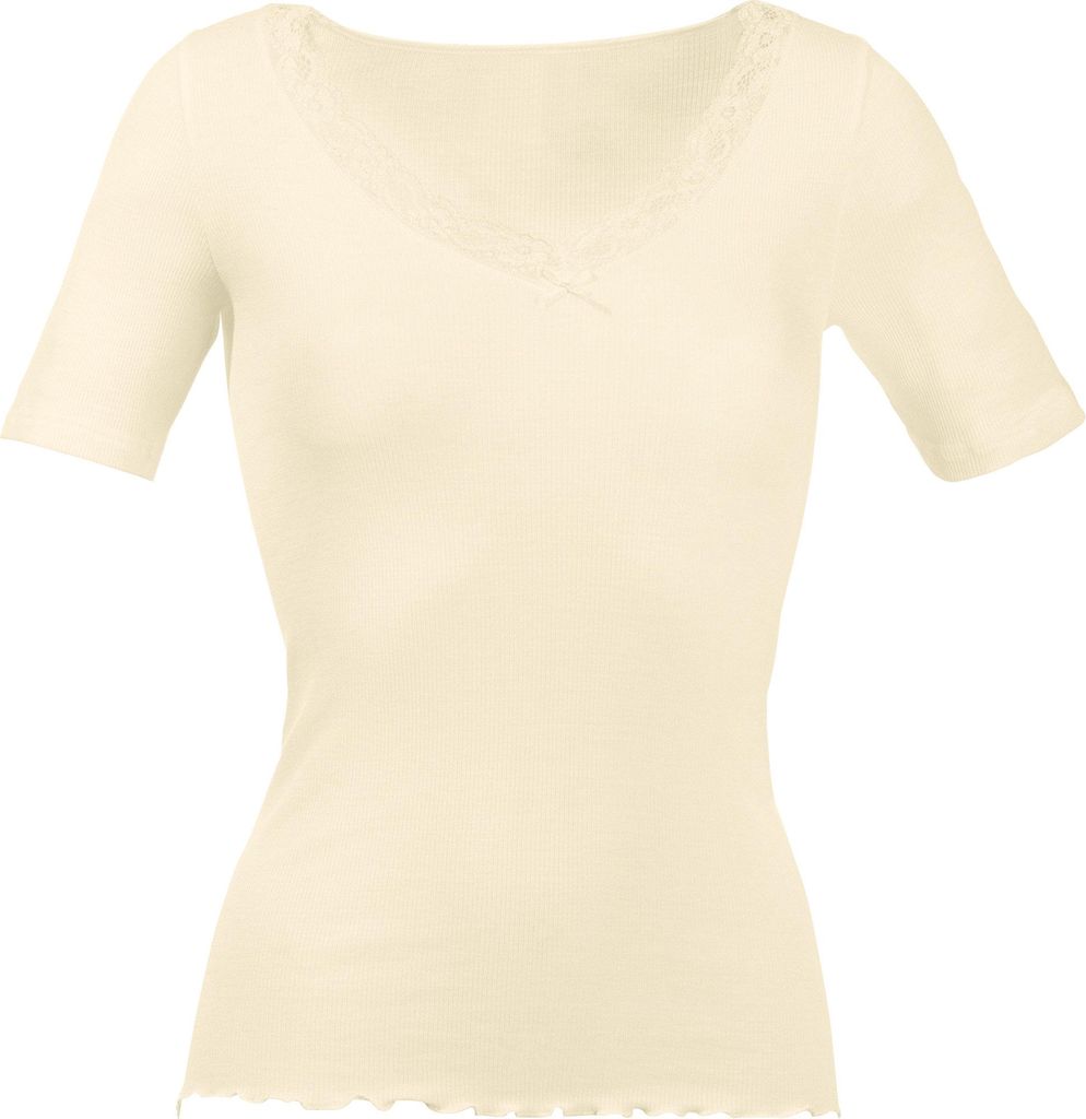 Nina von C. Damen-Unterhemd, 1/2-Arm creme 44