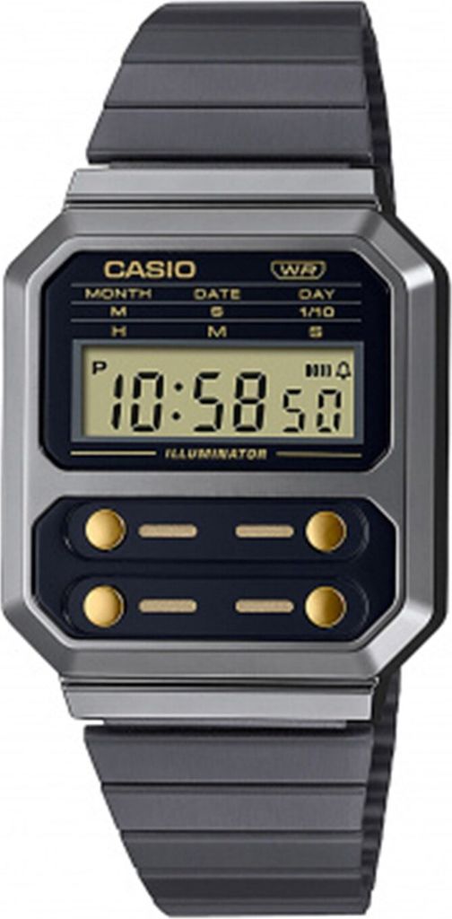 Zegarek Casio Vintage A100WEGG-1A2EF szary Zdjęcie produktu 