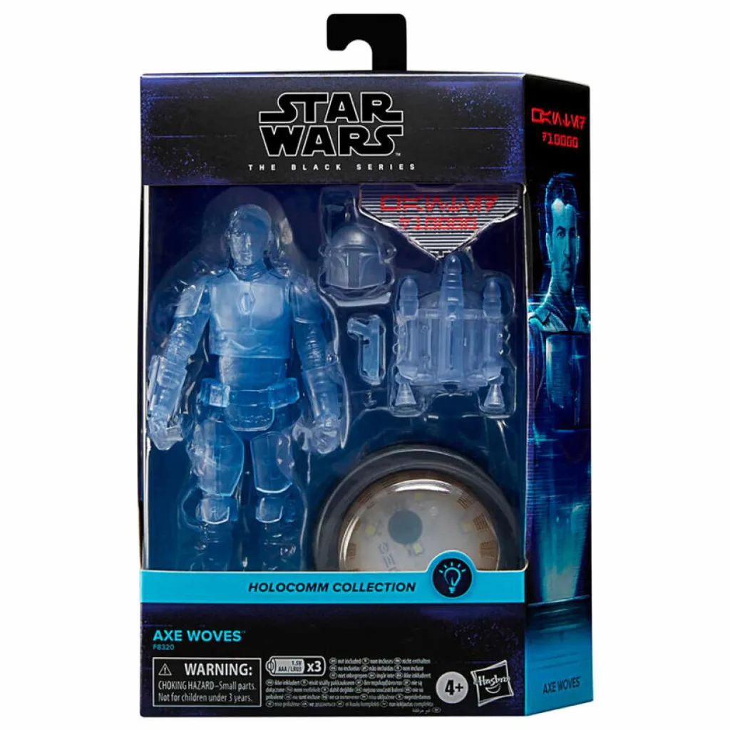 Axe Woves Star Wars Holocomm Figurine Lumineuse 15cm Hasbro Articulée