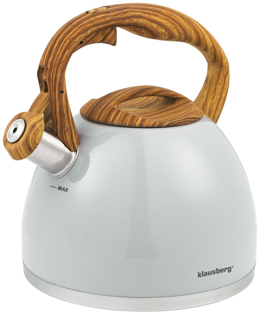 Klausberg Wasserkocher Mit Pfeife 3L Kb-7451