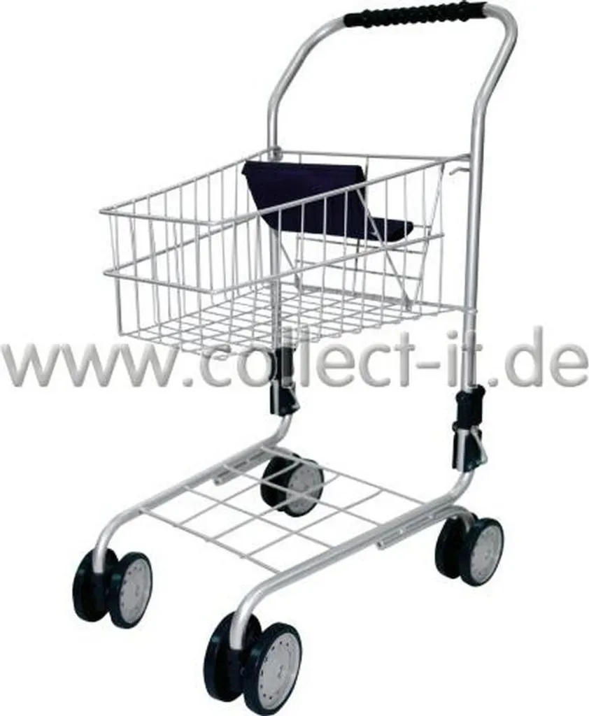 Chariot d'achat ergonomique pour seniors avec assise pliante intégrée