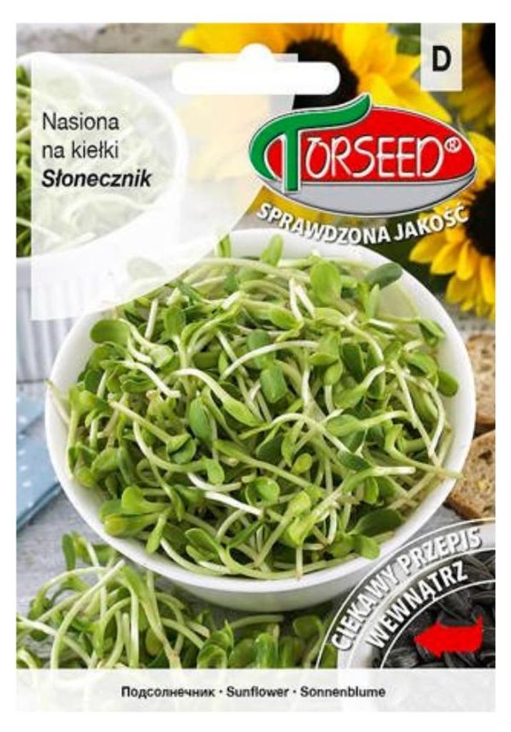 Słonecznik ogrodowy, nasiona na kiełki 500g - Torseed Zdjęcie produktu 