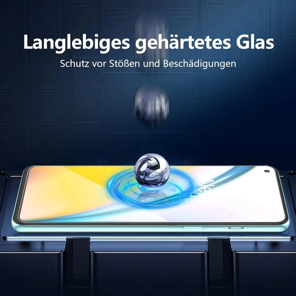 Verre blindé OnePlus Nord 2 5G dureté 9H anti-rayures - Pack de 3 unités - 7