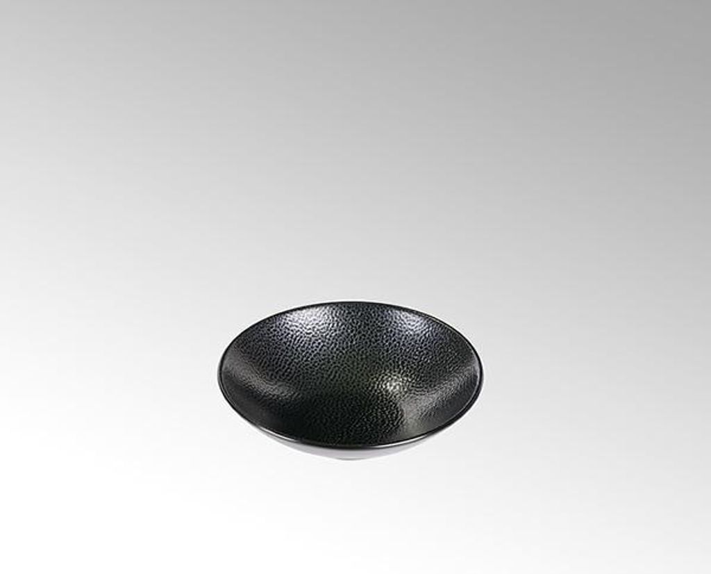 Kaori Schale Rochen-Optik schwarz / metallic, D 14 cm, Produktbild 