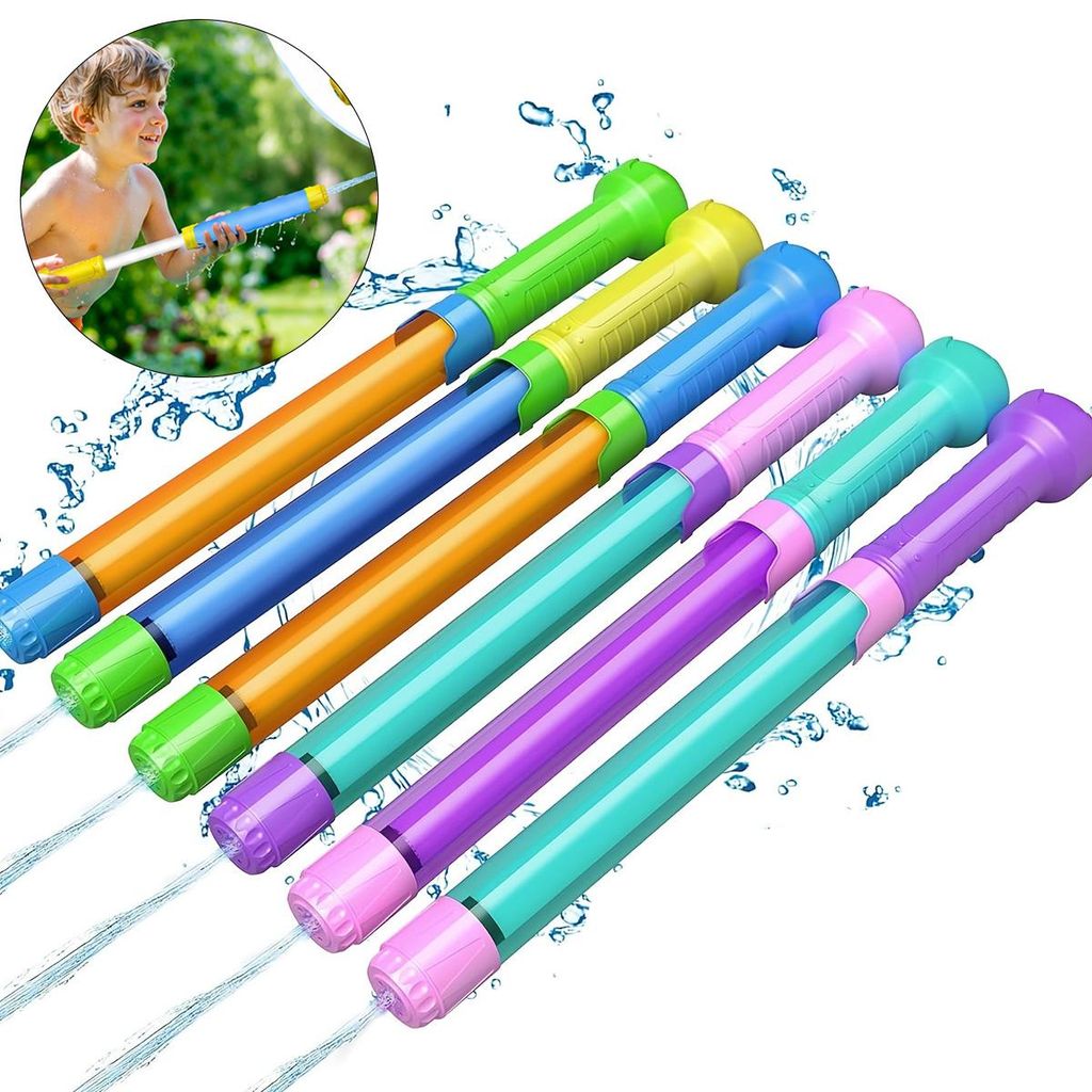 Wasserspritzpistolen-Set für Kinder, 32 cm Spritzpistole, Reichweite 8-10 m, geeignet für Jungen und Mädchen,ideal für Partys, Strände, Pools ...