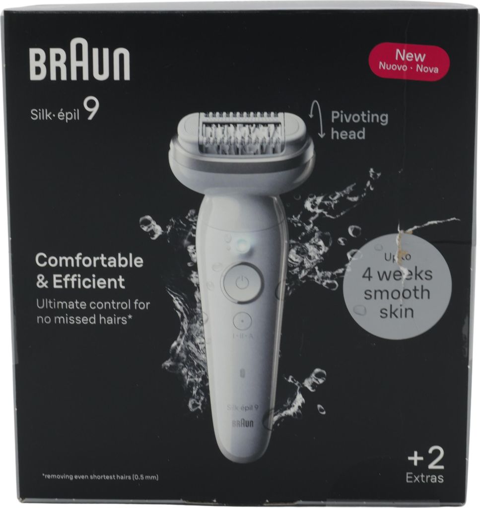 Braun Silk-épil 9 9-011, Strieborná, Biela, 40 Obrázok produktu 