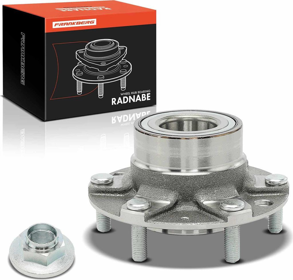 Frankberg 1x Radnabe Radlagersatz Vorderachse beidseitig für Hyundai H-1 Cargo Travel 2.4L 2.5L Bj ab 2008