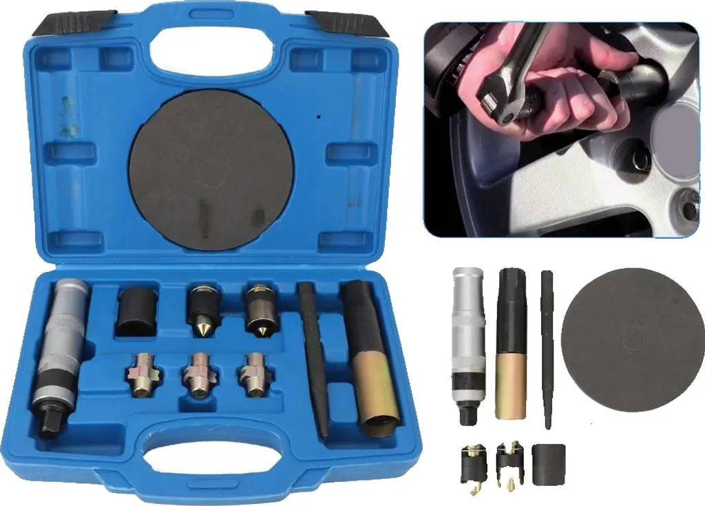 Kit pour Démonter un Écrou Antivol Perdu ou Cassé - Outil de Roue Universel