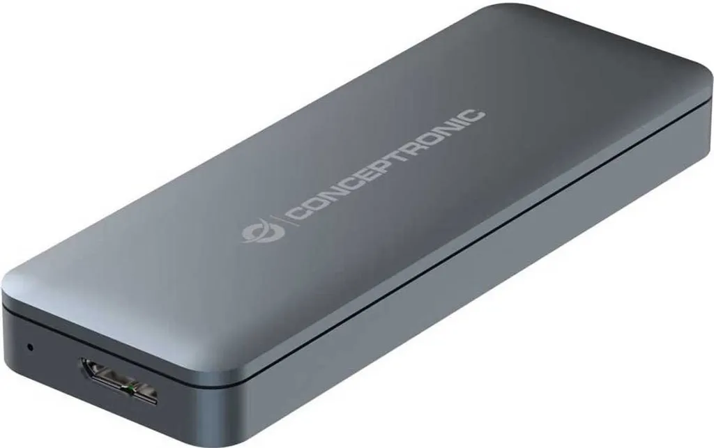 Conceptronic DDE03G Case SSD M.2 SATA USB 3.0 Alluminio Argento