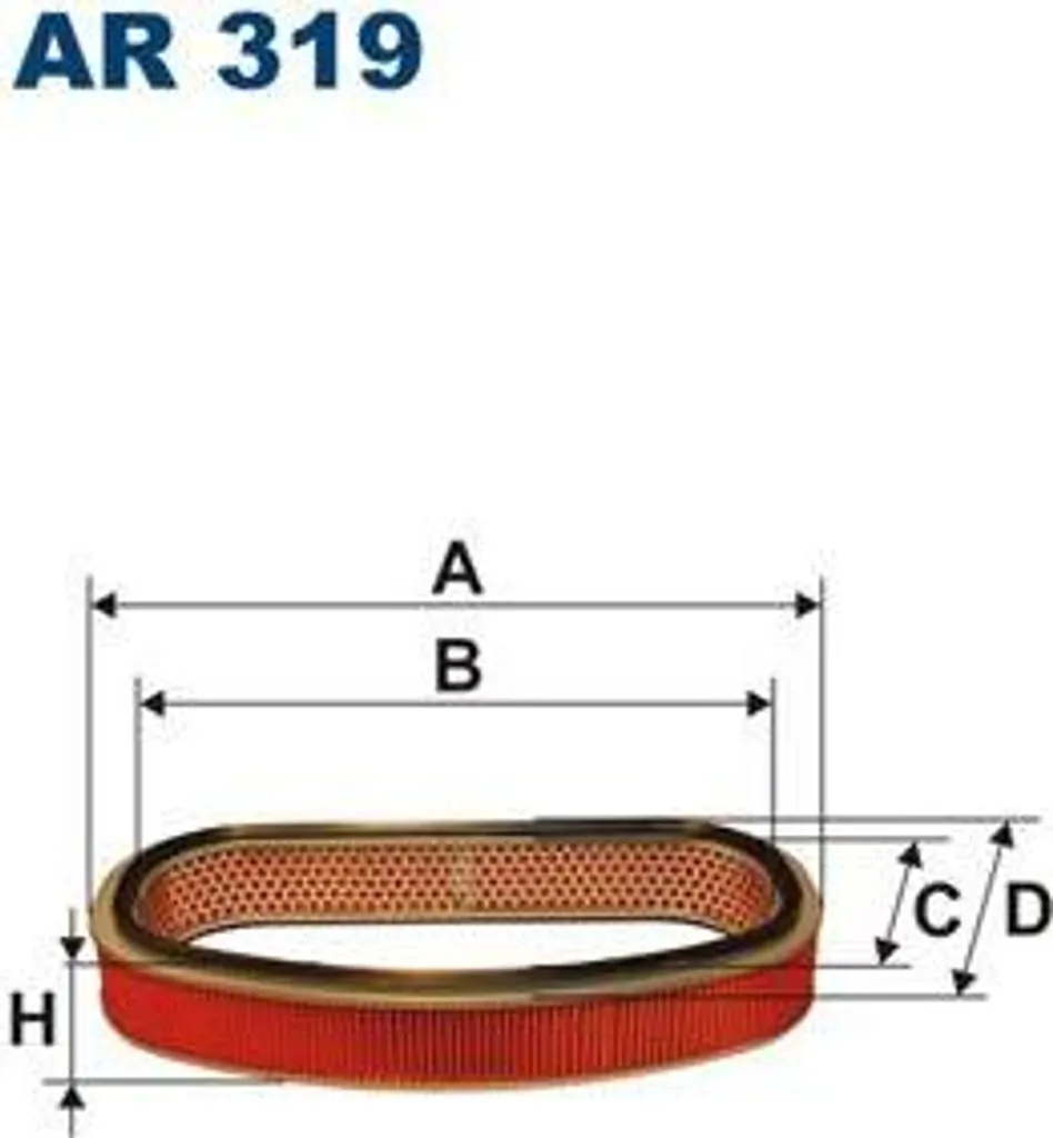 Filtre à air FILTRON AR 319 pour Honda Accord OE 17220PT0G01 Premium