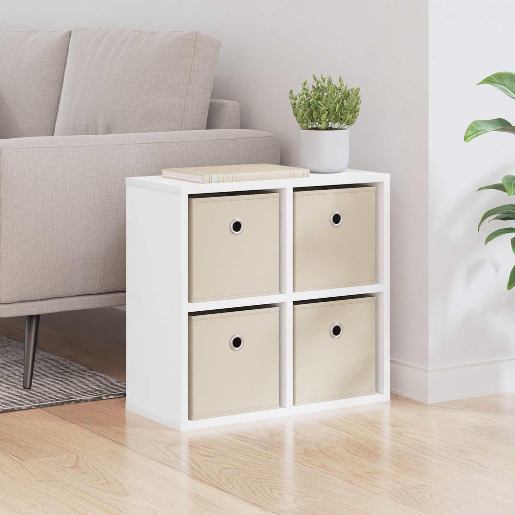 Maison Exclusive - Sideboard mit Schubladen Weiß 49,5 x 22 x 47 cm