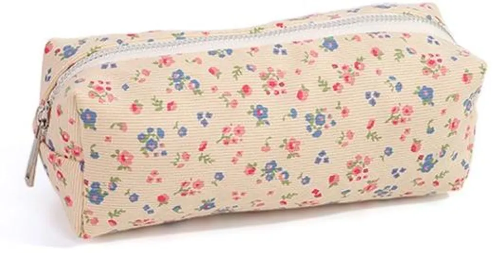Sac à dos quotidien scolaire en velours - Cartable marron grand format