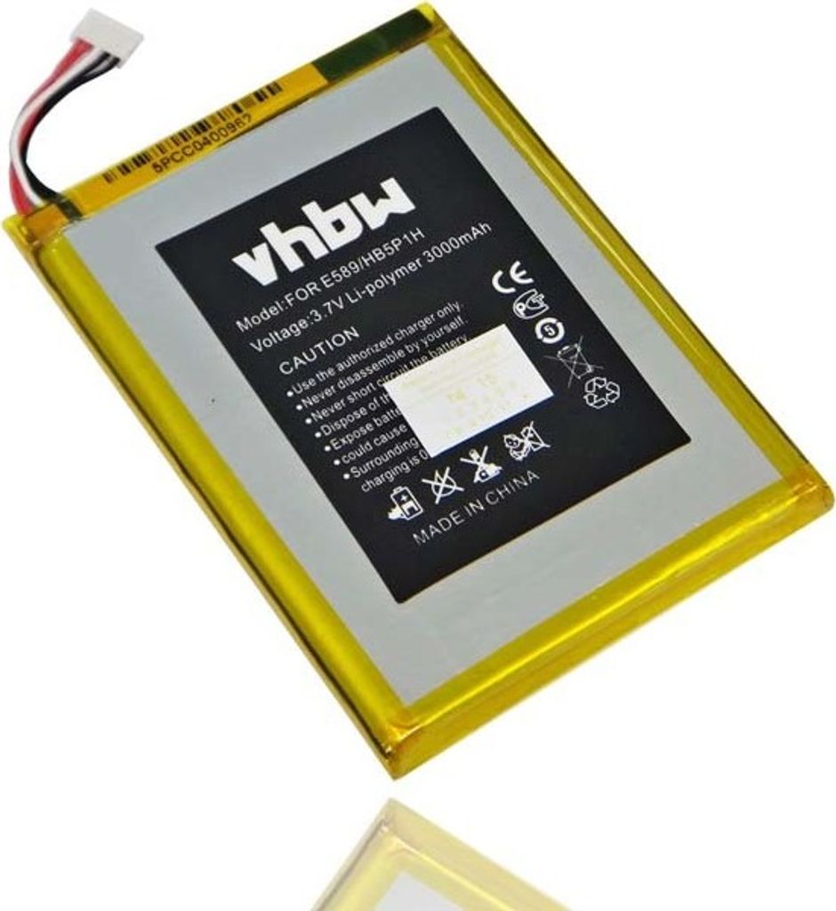 vhbw Akku kompatibel mit Huawei E589u-12, E5786s-63a, E589 LTE 4G, E589 Router Modem Hotspots (3000 mAh, 3,7 V, Li-Polymer)