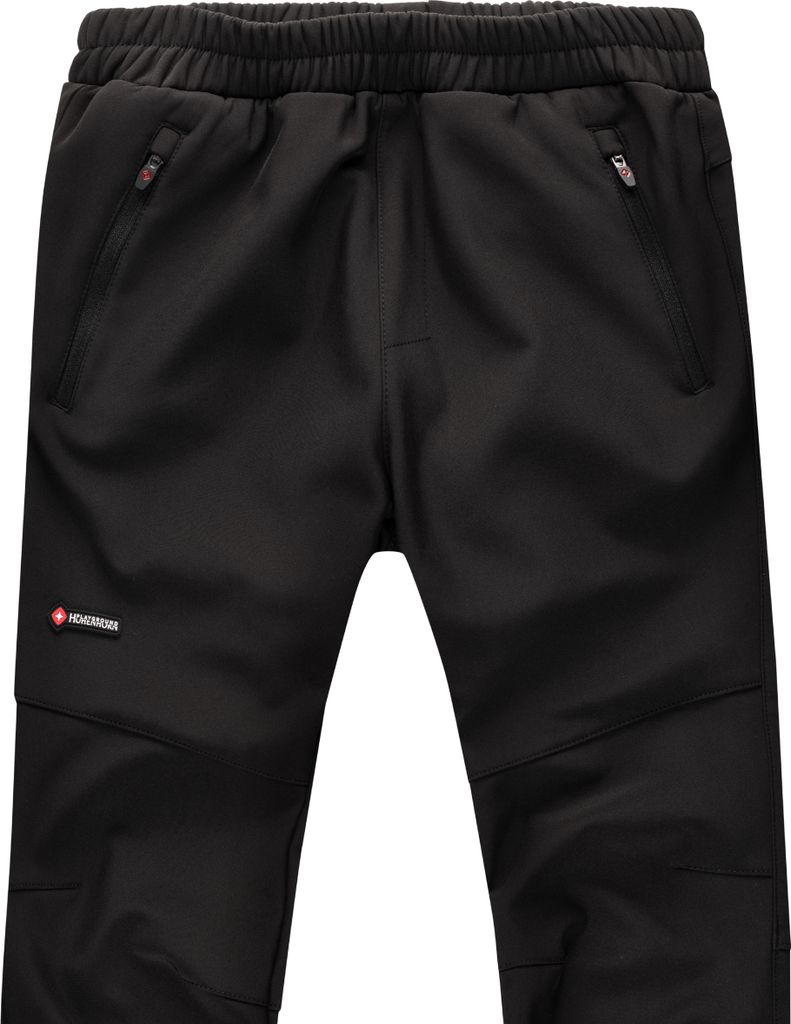 Höhenhorn Tiegun Kinder Softshellhose Schwarz Gr. 146 Produktbild 2