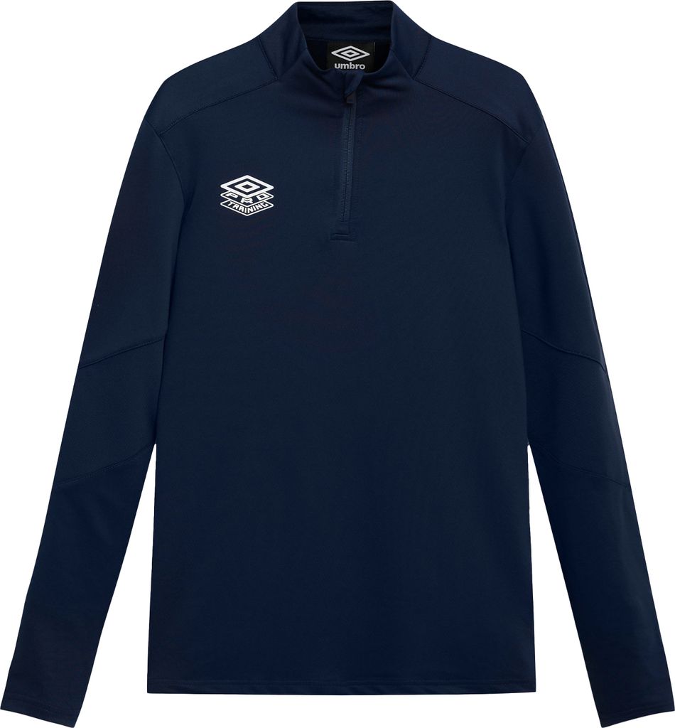 Umbro - "Optimus Training" Midlayer mit kurzem Reißverschluss für Herren/Damen Uni UO2439 (XL) (Marineblau)