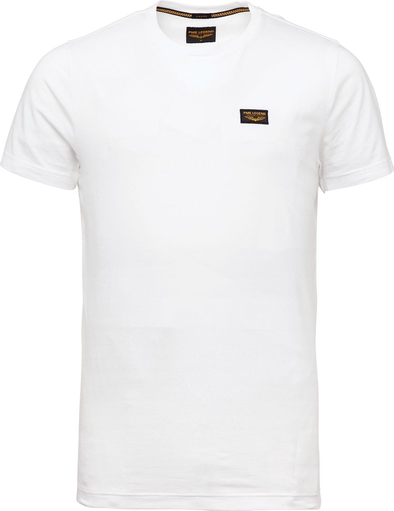 PME LEGEND Short sleeve r-neck American Class Bright White Produktbild 