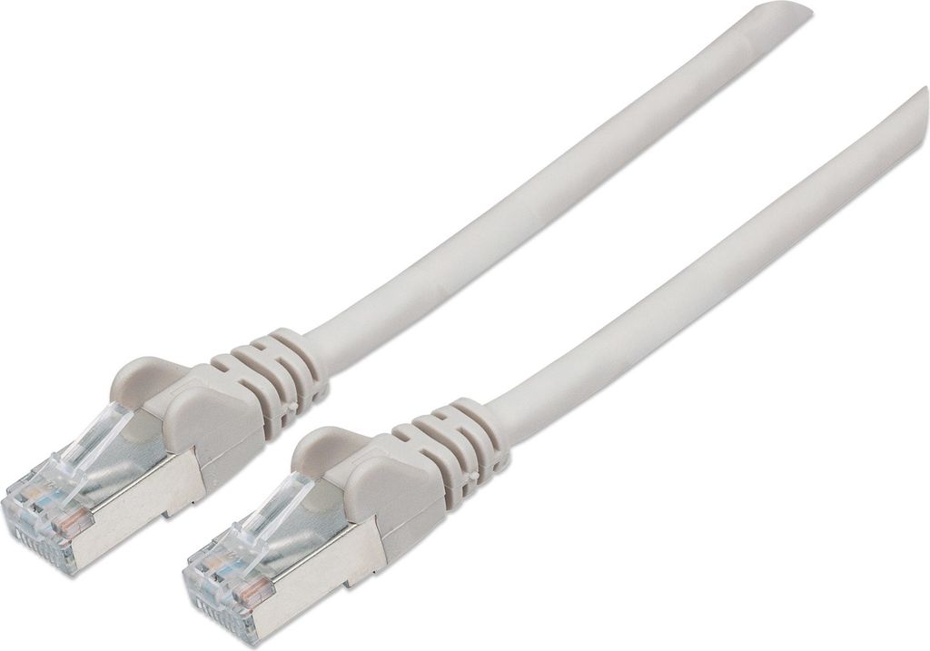 INTELLINET Patchkabel RJ45 S/FTP Cat6 20m LSOH Hebels. grau
