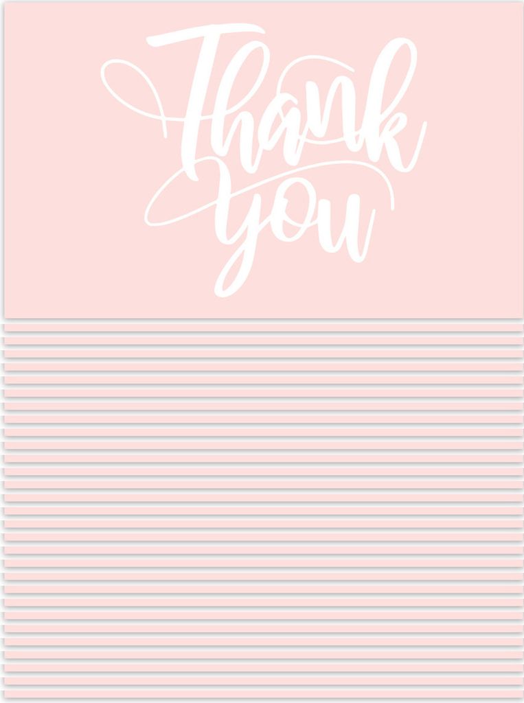 30pcs Danke Grußkarten Brief Multi -Stile reibungsloses Schreiben von Wertschätzungskarton für Thanksgiving Day-B