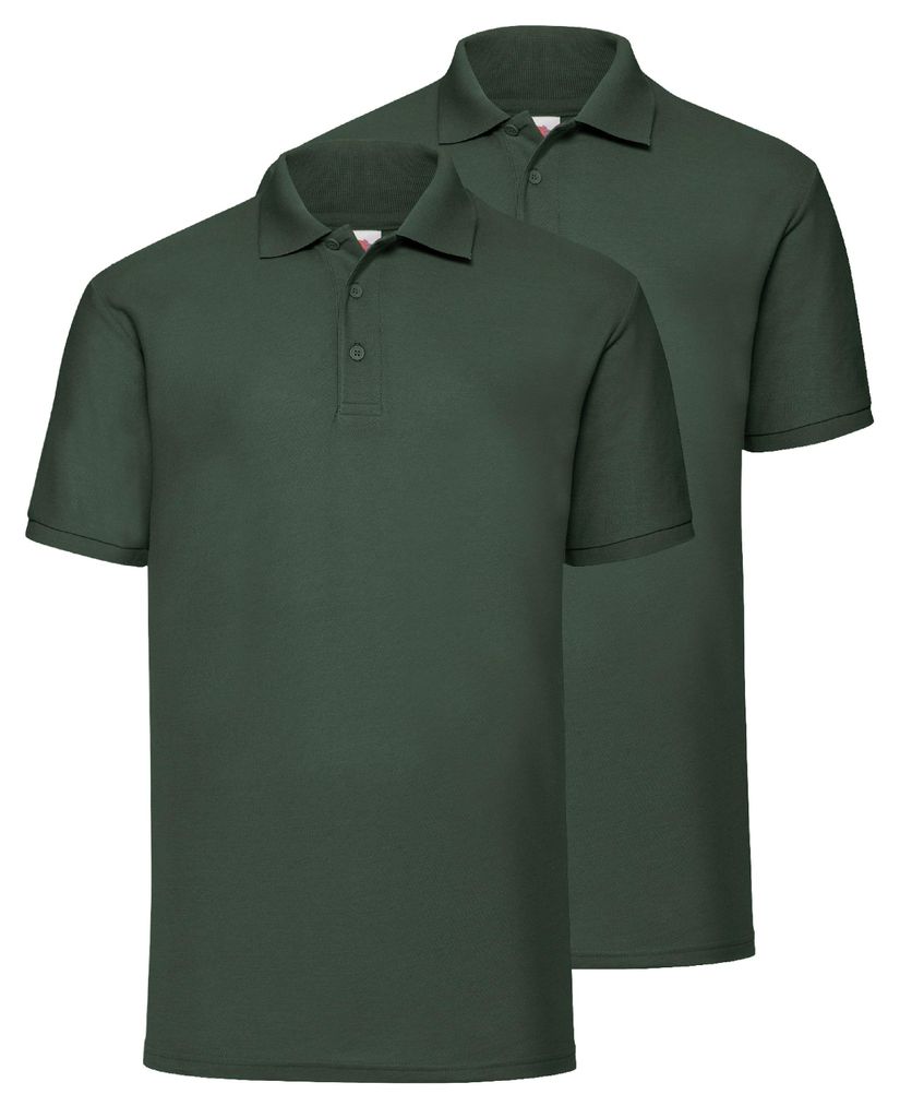Doppelpack Fruit of the Loom 65/35 Polo + GRATIS MyShirt Produktbild 