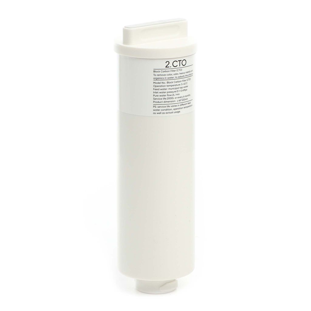 Naturewater CTO-UF01 Aktivkohle Block Filter 10 Zoll (254 mm) 5 μ Ersatz Wasserfilter, Umkehrosmose Filter, Ersatz Filterkartusche, Trinkwasserfilter