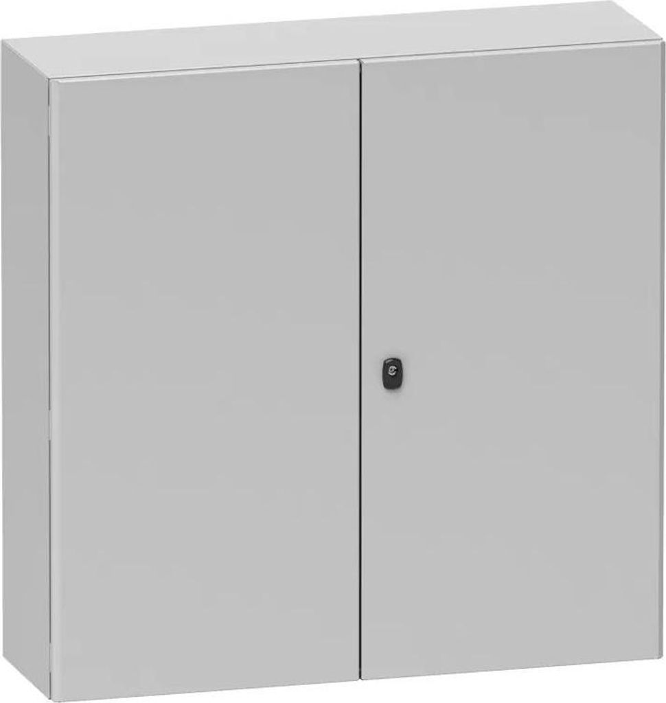 Wandschrank RAL 7035 2-türig 1000x1000x300 Mp - Schaltschrank 1000x1000x300mm IP55