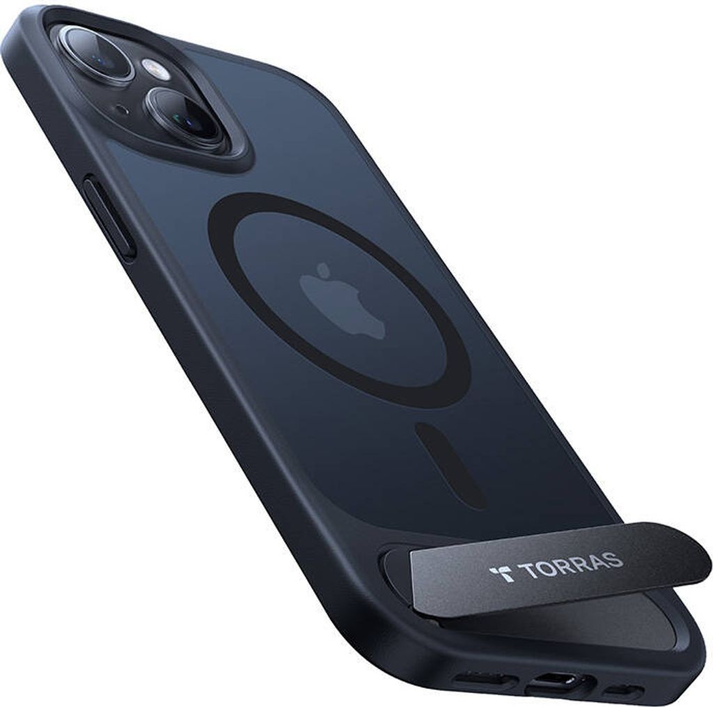 Torras UPRO Pstand Case for iPhone 15 Pro Max (black)
